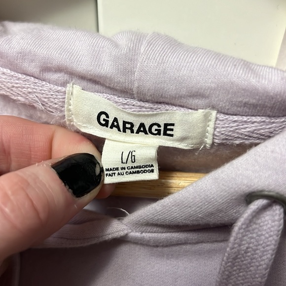 Purple Cropped Sweater - Picture 2 of 4